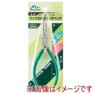 ミネシマ MINESHIMA ミネシマ E-6 マイクロ先曲ラジオペンチ 125mm MINESHIMA
