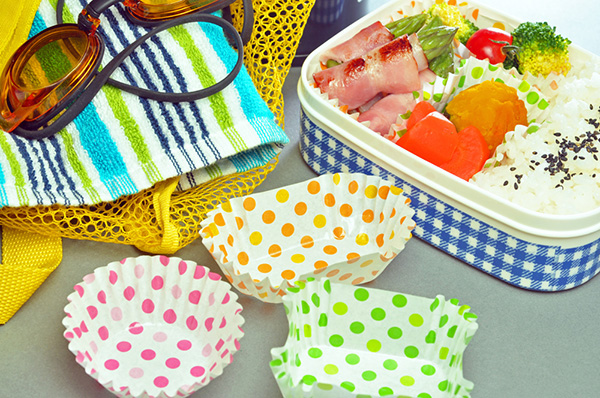  三菱アルミニウム 三菱アルミ 抗菌おかずケース 水玉 6号 40枚