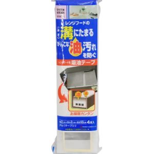 三菱アルミニウム 三菱アルミ レンジフード用 吸油テープ 4本入