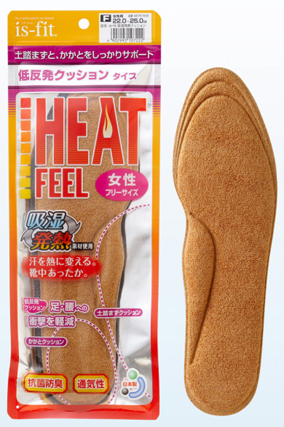  モリト MORITO モリト M075-7222 ヒートフィール吸湿発熱 クッションタイプ 女性用 フリー 22.0-25.0cm