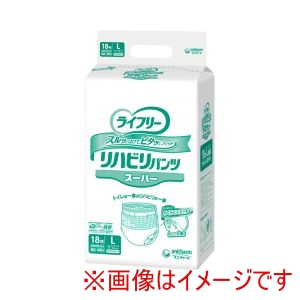 ユニチャーム ユニチャーム 213911 56159 ライフリー リハビリパンツ スーパー 男女共用 L 18枚