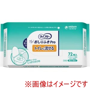 ユニチャーム ユニチャーム 533070 15216 Gライフリー らくらくおしりふきProトイレに流せる 72枚入