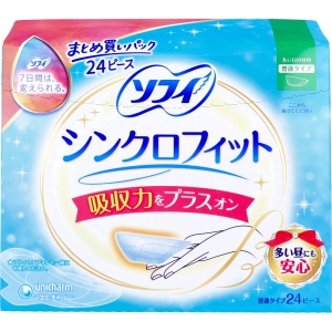 ユニチャーム Unicharm ユニチャーム ソフィシンクロフィット 24ピース