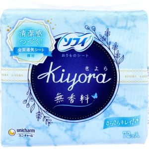 ユニチャーム Unicharm ユニチャーム ソフィ Kiyora 無香料 72枚
