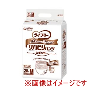 ユニチャーム ユニチャーム 501978 12321 ライフリー リハビリパンツ レギュラー 男女共用 S 28枚
