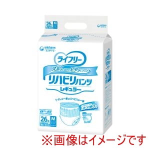 ユニチャーム ユニチャーム 501979 91777 ライフリー リハビリパンツ レギュラー 男女共用 M 26枚