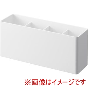 山崎実業 Yamazaki 山崎実業 プレート フィルムフック ストレージボックス ワイド ホワイト
