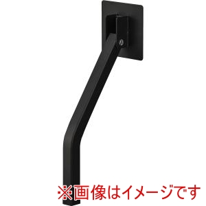 山崎実業 Yamazaki 山崎実業 スマート テープで貼りつける 折り畳み ドアストッパー ロング ブラック 3727