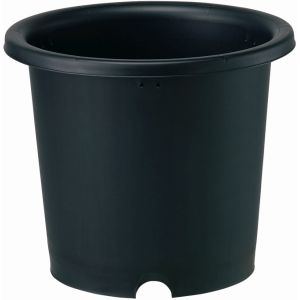 大和プラスチック 大和プラスチック 菊鉢 8号 ブラック