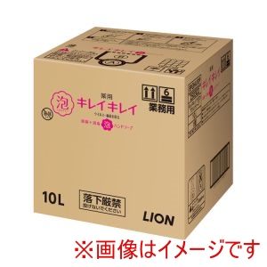 ライオンハイジーン ライオン 業務用キレイキレイ薬用泡ハンドソープ 10L (1箱入) BPGHA10L