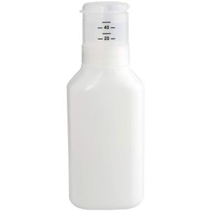 レック LEC レック 押して計量 詰め替えボトル ホワイト 600ml W00108