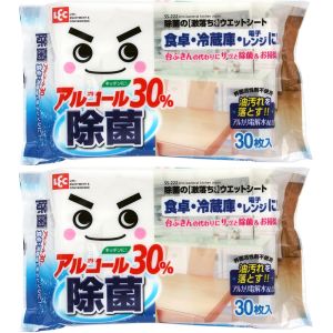レック LEC レック 除菌の激落ちくんウェット 増量 30枚入 ｘ 2個パック