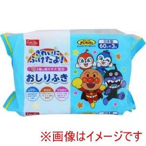 レック LEC レック アンパンマン おしりふき 60枚入×3個パック