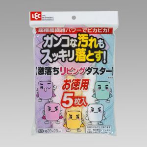 レック LEC レック 激落ちリビングダスター お徳用5枚入 S-439