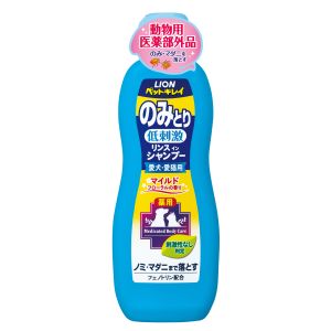 ライオン商事 LION PET ライオン  ペットキレイ のみとりリンスインシャンプー 愛犬・愛猫用 マイルドフローラルの香り 330ml