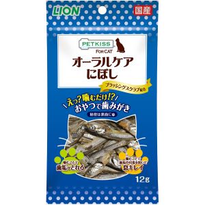 ライオン商事 LION PET ライオン ペットキッス FOR CAT オーラルケア にぼし 12g