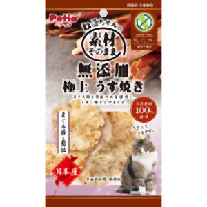 ペティオ Petio ペティオ ねこちゃんの素材そのまま 無添加極上うす焼き まぐろ節と貝柱 3g