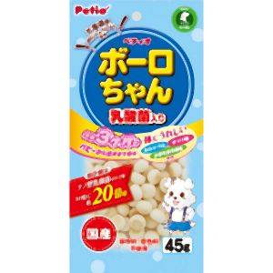 ペティオ Petio ペティオ 体にうれしい ボーロちゃん 乳酸菌入り 45g