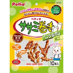 ペティオ Petio ペティオ ササミ巻きペンシルガムミニ 10本 Petio