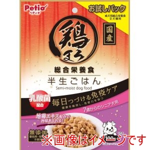ペティオ Petio ペティオ 鶏まろ 総合栄養食 半生ごはん 7歳からのシニア犬用 100g