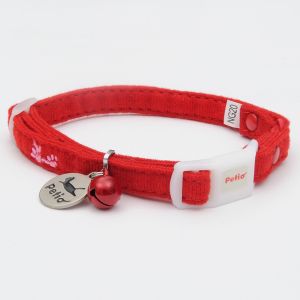 ペティオ Petio ペティオ キャットカラー フットソフティカラー レッド 猫 首輪