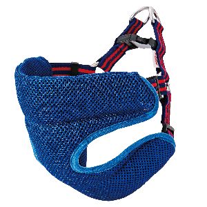 ペティオ Petio ペティオ メリカジ ストライプベストハーネス M ネイビー