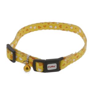 ペティオ Petio ペティオ CAT COLLAR ハートカラー イエロー