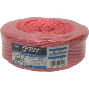 ユタカメイク ユタカメイク M115 レッド 荷造り紐 PSロープ 5mm×100m