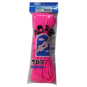 ユタカメイク Yutaka ユタカメイク A91 PPマルチカラーロープ ピンク 5X10
