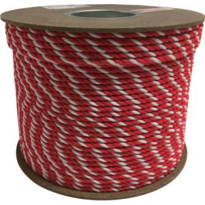 ユタカメイク Yutaka ユタカメイク PRZ-10 アクリル紅白ロープ 6mm×200m