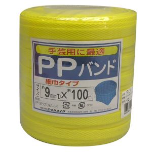 ユタカメイク Yutaka ユタカメイク Yutaka L192 PPバンド イエロー 9mm×100M L-192