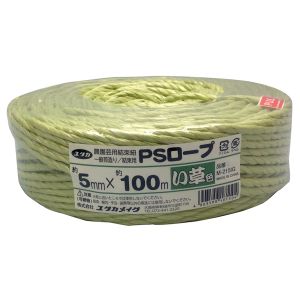 ユタカメイク Yutaka ユタカメイク M-215IG PSロープ い草色 5mmx100m