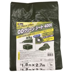 ユタカメイク Yutaka ユタカメイク OGS-402 4000 ODグリーンシート 1.8m×2.7m