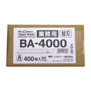 エヌティー NT Cutter NTカッター BA-4000 A型替刃 400枚入 エヌティー