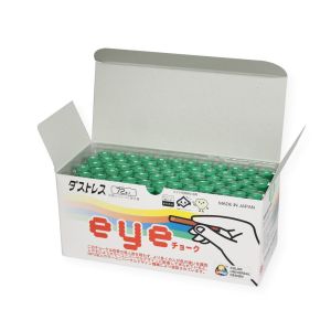日本理化学 日本理化学 DCI-72-G ダストレスeyeチョーク72本入 緑