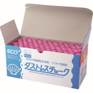 日本理化学 キットパス ダストレス DCC-72-R チョーク 72本入 赤