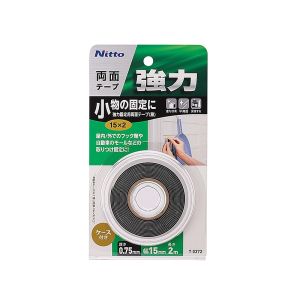 ニトムズ Nitto ニトムズ T0372 強力固定用両面テープ 黒 15mm×2m