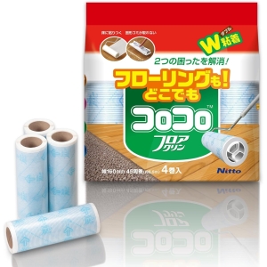 ニトムズ Nitto ニトムズ C4354 コロコロスペアテープフロアクリン 45周 4巻