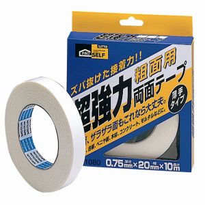ニトムズ Nitto ニトムズ J1080 超強力両面テープ 粗面用薄手 箱 20mm×10M