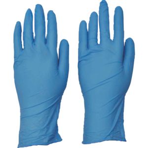 ダンロップ DUNLOP ダンロップ 6744 NS370ニトリル極薄手袋 LL ブルー 100枚入