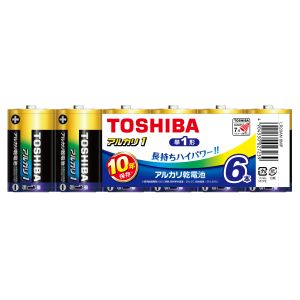 東芝 東芝 LR20AN 6MP アルカリ乾電池 アルカリ1