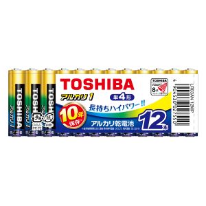 東芝 東芝 LR03AN 12MP アルカリ乾電池 アルカリ1