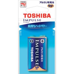東芝 TOSHIBA 東芝 6LR61H EC IMPULSE アルカリ乾電池 9V形