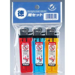 東海 TOKAI 東海 空回り式 ヤスリライター 3本入 CRML17 使いきりライター