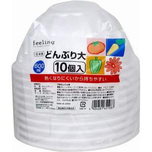 大和物産 大和物産 フィーリング どんぶり 大 10個入