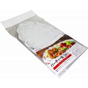 大和物産 大和物産 フィーリング パーティー皿 レースペーパー付 2枚入