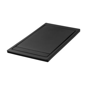 天馬 TENMA 天馬 スリム ゴミ箱 用 フタ ブラック 幅23×奥行45×高さ1.5cm ELB-PUSH Boite e-LABOスマートペール プッシュオープン フタ