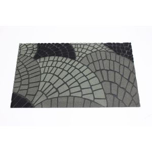 テラモト 玄関マット R2-shell ブラック 45×75cm