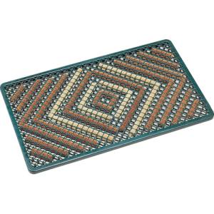 テラモト テラモト MR-100-320-1 テラマットダイヤ 450×750mm グリーン メーカー直送 代引不可 沖縄離島不可