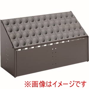 テラモト テラモト UB-285-248-6 シュート式傘立て オブリークアーバン 48本収納 グレー メーカー直送 代引不可 北海道沖縄離島不可